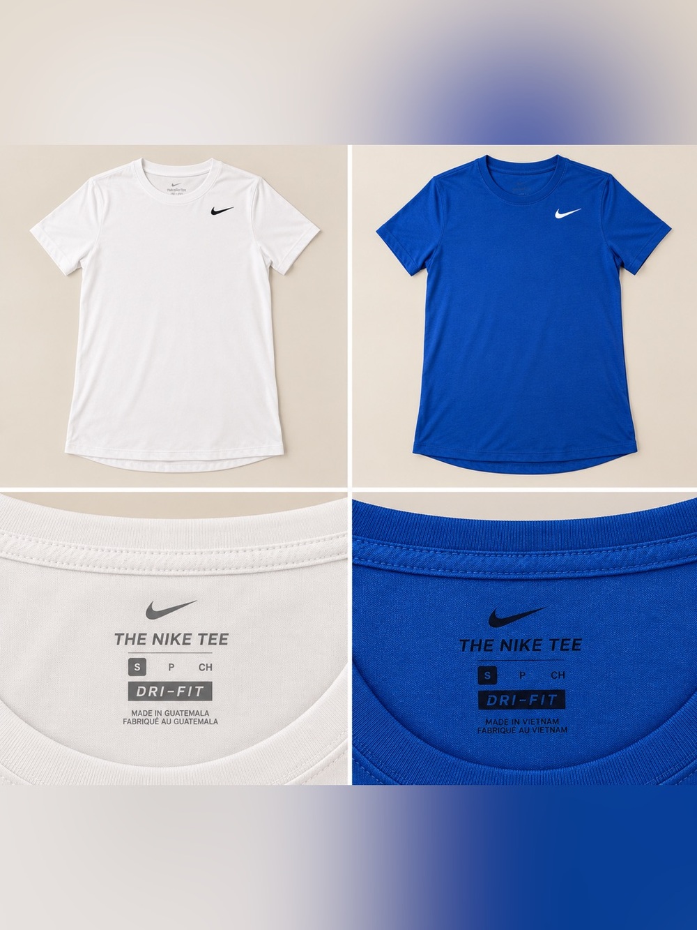 Two Nike dry fit tees